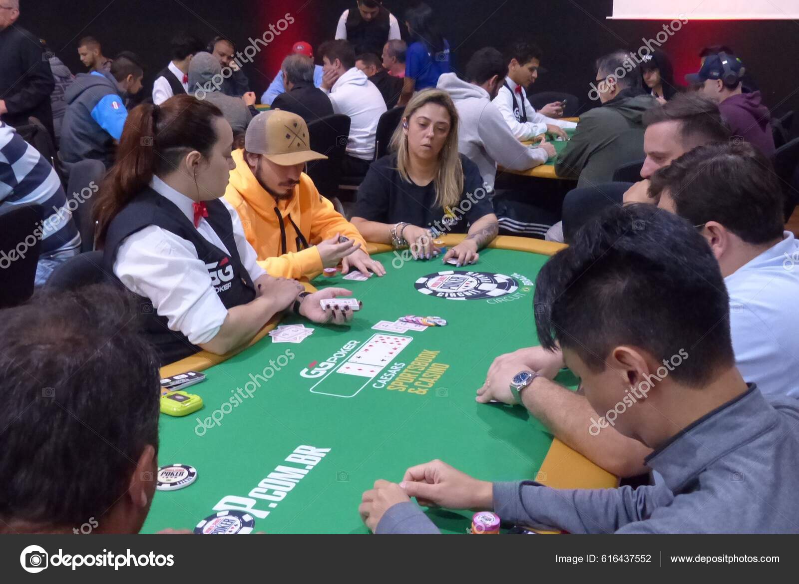 Int Brazilian Stage Poker World Cup Held Sao Paulo October – Stock.
