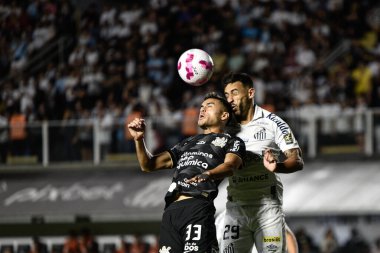 Brezilya Futbol Şampiyonası: Santos, Corinthians 'a karşı. 22 Ekim 2022, Santos, Sao Paulo, Brezilya: Brezilya 'nın Vila Belmiro stadyumunda düzenlenen Brezilya Futbol Şampiyonası' nın 33. turu için Santos ve Korintliler arasındaki futbol maçı