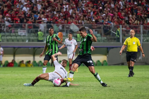 Campionato Brasiliano Calcio America Flamengo Ottobre 2022 Belo Horizonte Brasile — Foto Stock