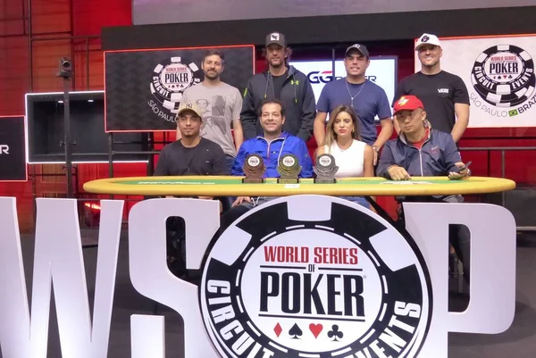 Int Braziliaanse Fase Van Poker World Cup Wordt Gehouden Sao — Stockfoto