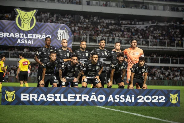 Brasilianische Fußballmeisterschaft Santos Gegen Corinthians Oktober 2022 Santos Sao Paulo — Stockfoto