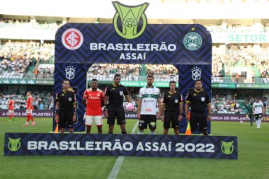 Brezilya Futbol Şampiyonası: Coritiba 'ya karşı Internacional. 23 Ekim 2022, Curitiba, Parana, Brezilya: Coritiba ve Internacional arasındaki futbol maçı, Brezilya Futbol Şampiyonası 'nın 33. turu için geçerli, Curit' teki Couto Pereira stadyumunda düzenlendi.