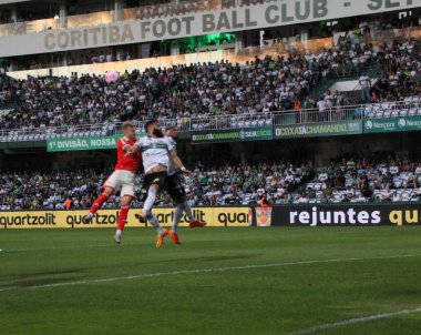 Brezilya Futbol Şampiyonası: Coritiba 'ya karşı Internacional. 23 Ekim 2022, Curitiba, Parana, Brezilya: Coritiba ve Internacional arasındaki futbol maçı, Brezilya Futbol Şampiyonası 'nın 33. turu için geçerli, Curit' teki Couto Pereira stadyumunda düzenlendi.
