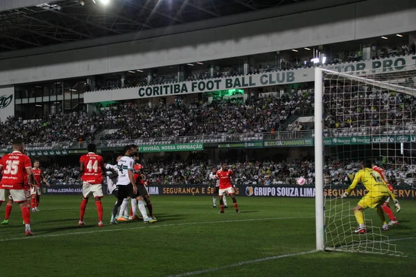 Βραζιλιάνικο Πρωτάθλημα Ποδοσφαίρου Coritiba Internacional Οκτωβρίου 2022 Curitiba Παράνα Βραζιλία — Φωτογραφία Αρχείου