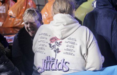 Wynonna Judd, Rockefeller Plaza 'daki NBC Today Show' da canlı performans sergiliyor. 24 Ekim 2022, New York, ABD: Amerikalı country şarkıcısı Wynonna Ellen Judd Rockefeller Plaza 'daki NBC Today Show' da canlı performans sergiliyor.