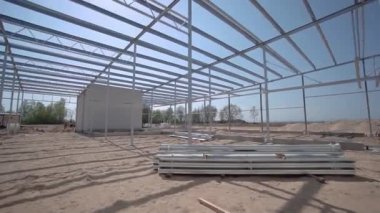İnşaat alanı metal yapı çatı kirişleri geliştirme