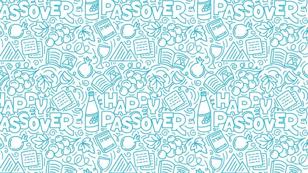 Modré pozadí Passover — Stockový vektor