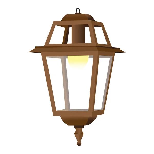 Classic Bright Lamp Illustration — Vector de stock