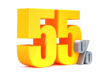 Beyaz Arkaplanda% 55 indirim,% 55 indirim,% 55 indirim,% 55 indirim, büyük teklif, Satış, Özel Teklif Etiketi, Etiket, Etiket, Banner, Reklam, Simge 
