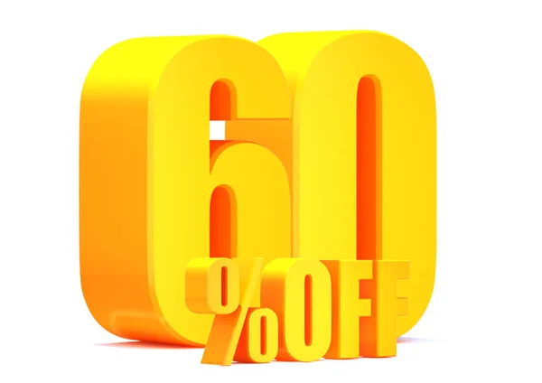 Gold Percent Sign White Background Special Offer Discount Tag Sale — 스톡 사진