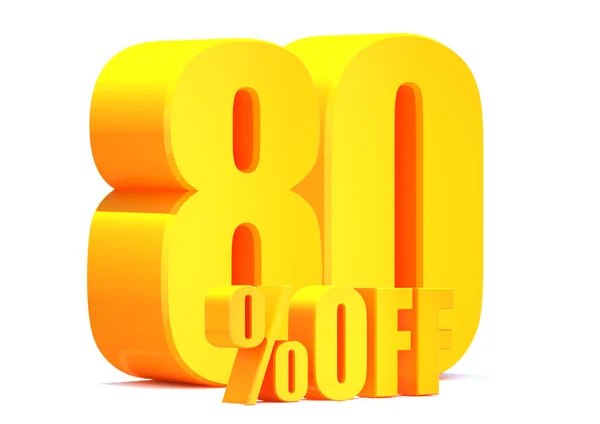 Gold Percent Sign White Background Special Offer Discount Tag Sale — 스톡 사진