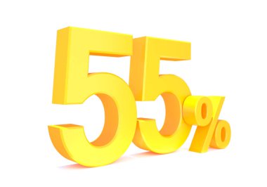 Beyaz Arkaplanda% 55 indirim,% 55 indirim,% 55 indirim,% 55 indirim, büyük teklif, Satış, Özel Teklif Etiketi, Etiket, Etiket, Banner, Reklam, Simge 