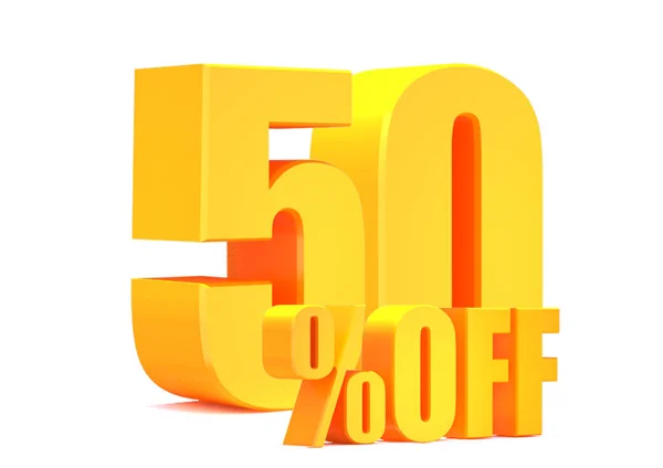 Gold Percent Sign White Background Special Offer Discount Tag Sale — 스톡 사진