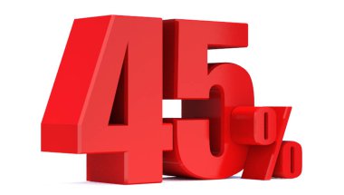 Beyaz Arkaplanda% 45 indirim, Özel Teklif% 45 indirim,% 45 indirim, büyük teklif, Satış, Özel Teklif Etiketi, Etiket, Etiket, Banner, Reklam, Simge