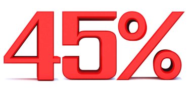 Beyaz Arkaplanda% 45 indirim, Özel Teklif% 45 indirim,% 45 indirim, büyük teklif, Satış, Özel Teklif Etiketi, Etiket, Etiket, Banner, Reklam, Simge