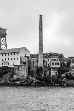 San Francisco, ABD 'deki ünlü Alcatraz hapishanesi.