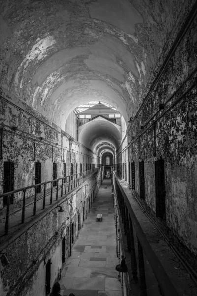 Corredor Penitenciaría Estatal Del Este Filadelfia —  Fotos de Stock
