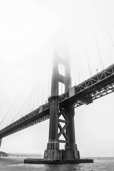 Ponte Golden Gate Famosa São Francisco Dia Nebuloso Eua — Fotografia de Stock