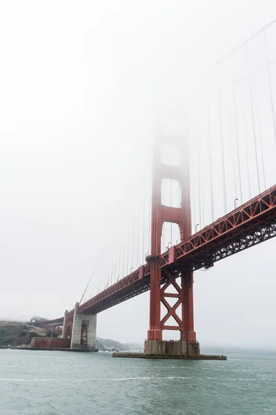 Beroemde Golden Gate Brug San Francisco Een Mistige Dag Usa — Stockfoto