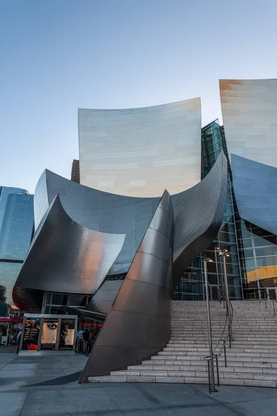 Ünlü Walt Disney Konser Salonu Los Angeles Abd Deki Mimar — Stok fotoğraf
