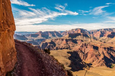Güney Kaibab Trail, Arizona, ABD 'den Büyük Kanyon manzarası