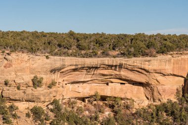 Historich Pueblo Mesa Verda Ulusal Parkı 'nda ikamet ediyor, ABD