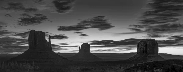 Stor Magnifik Soluppgång Över Monument Valley Arizona Usa — Stockfoto