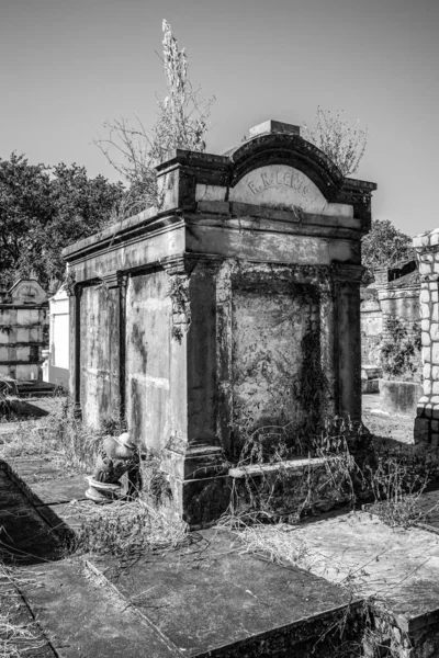 Cripte Storiche Panoramiche Cimitero New Orleans Stati Uniti — Foto Stock