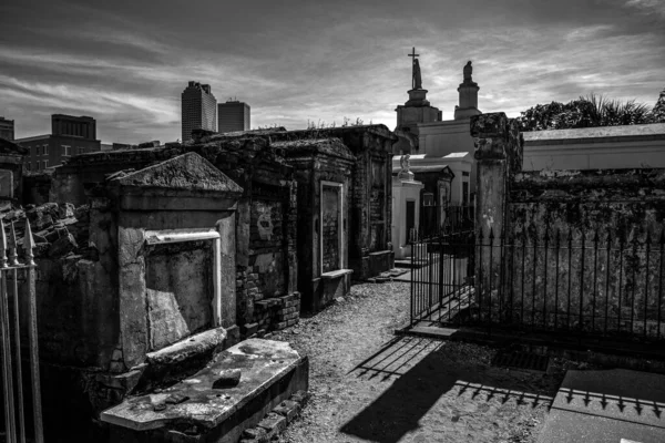 Cimitero Paesaggistico New Orleans Louisiana Usa — Foto Stock