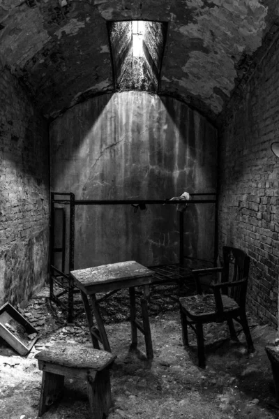 Старая Заброшенная Тюремная Камера Восточной Тюрьме Штата Сша — стоковое фото