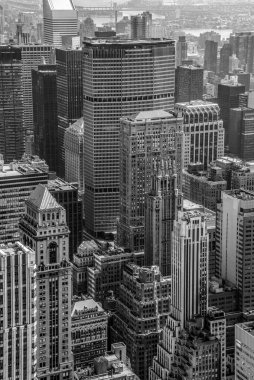 Empire State Binası 'ndan Manhattan gökdeleni, ABD