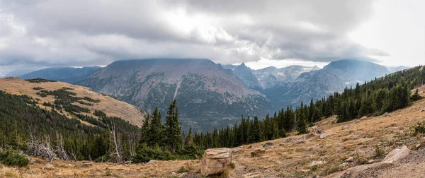 Μεγάλη Θέα Ψηλά Στα Βουνά Του Rocky Mountain Ηπα — Φωτογραφία Αρχείου