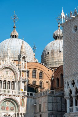 St. Mark Meydanı, Venedik, İtalya 'daki Bazilika' nın Çatı