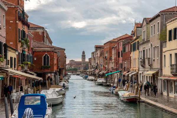 Rio Dei Vetrai Ostrově Murano Okres Benátky Itálie — Stock fotografie