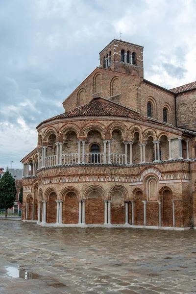 Basilica Dei Santi Maria Donato Murano Venice — Stockfoto