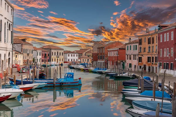 Canale San Donato Murano Island Venice Italy —  Fotos de Stock