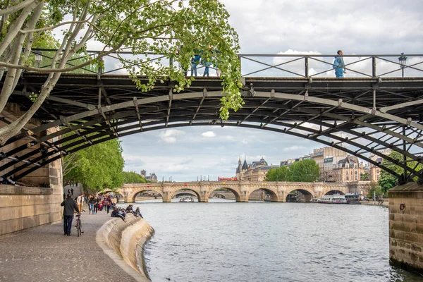 Pcturesque Pont Des Arts Paris France —  Fotos de Stock