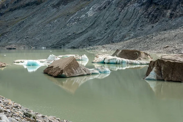 Pasterze Gleccser Grossglockner Hegyen Ausztria Legmagasabb Hegyén Ausztriában — Stock Fotó