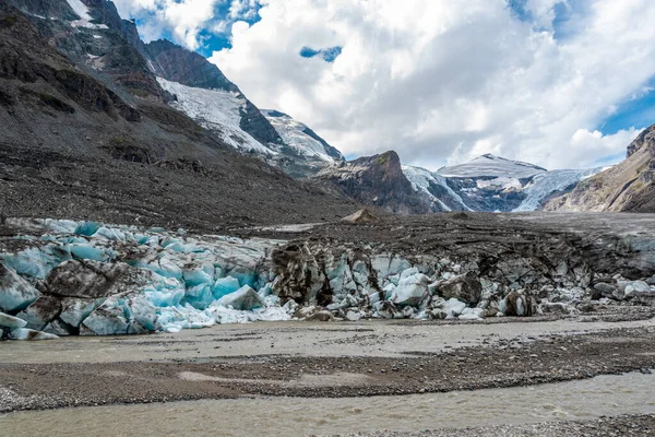 Pasterze Gleccser Grossglockner Hegyen Ausztria Legmagasabb Hegyén Ausztriában — Stock Fotó