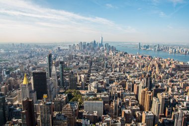 Empire State Binası 'ndan Manhattan gökdeleni, ABD