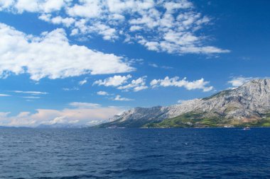 Hırvatistan 'ın Sucuraj deniz fenerinin manzarası