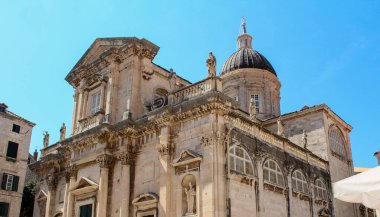 Hırvatistan 'ın Dubrovnik şehir merkezindeki İkoniç Kilisesi Aziz Blaise