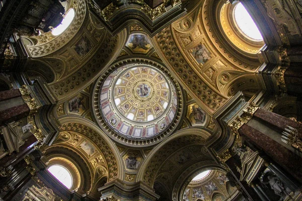 Macaristan Budapeşte Deki Dev Klasik Aziz Stephen Bazilikası — Stok fotoğraf