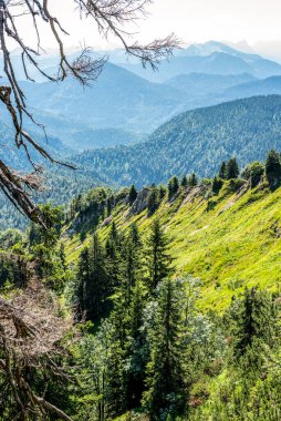 Almanya, Lenggries 'de Bavyera Alpleri' nde yürüyüş