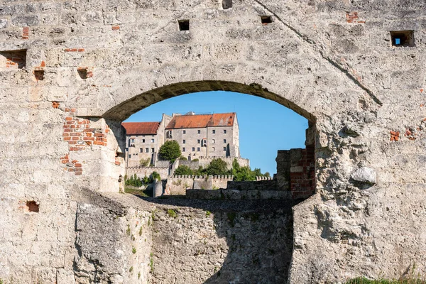 德国巴伐利亚的Burghausen城堡 世界上最长的城堡 — 图库照片