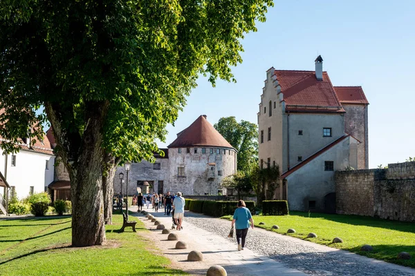 巴伐利亚是世界上最长的城堡 位于巴伐利亚的标志性城堡内 — 图库照片