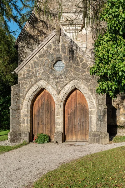 Small Forgotten Chapel Herreninsel Island Lake Chiemsee Bavaria Germany — ストック写真