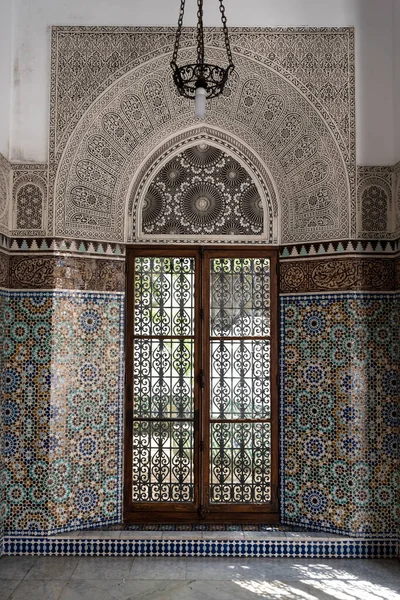 Büyük Mosquee Paris Fransa Güzel Bir Duvar Süslemesi — Stok fotoğraf