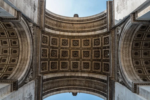 Iconic Arc Triomphe Summer Paris France — Foto de Stock