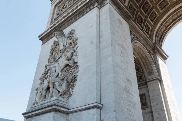 Iconic Arc Triomphe Summer Paris France — Stock Photo, Image